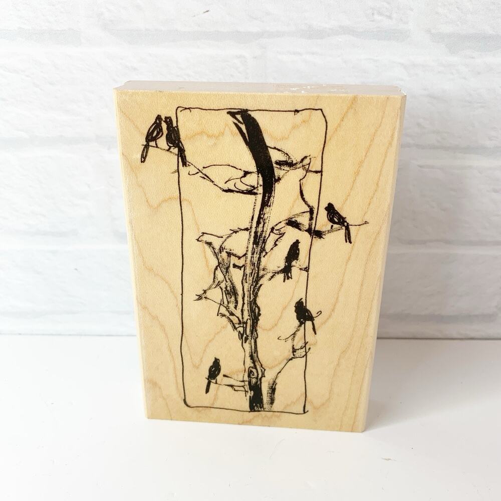 Penny Black Christmas Cardinals Rubber Stamp Card Making Stamping Crafts